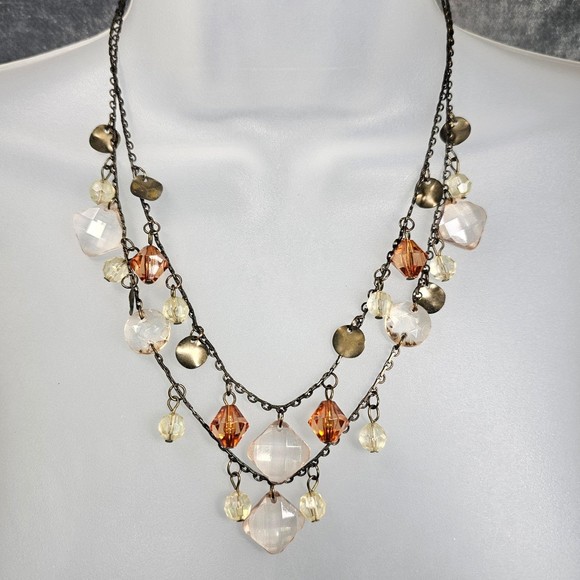 Premier Designs Necklace Boho Chandelier Fringe Romantic Tuscany Charm Statement - Picture 1 of 11